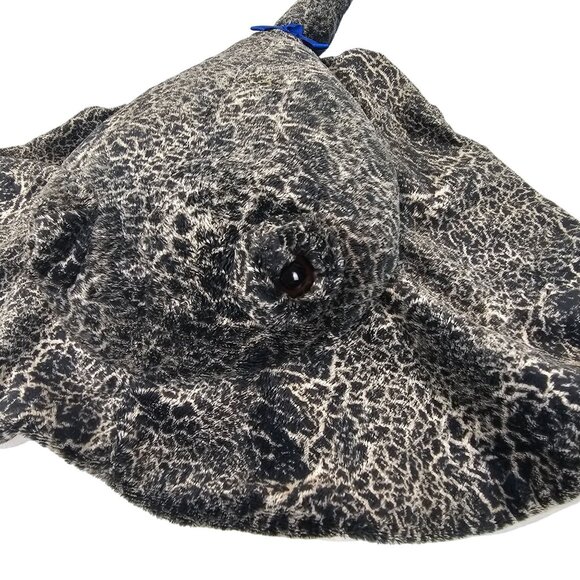 Build-A-Bear Gray Black Speckled Sting Ray Ocean Aquatic Sea Stuffed Animal Toy - Picture 15 of 16